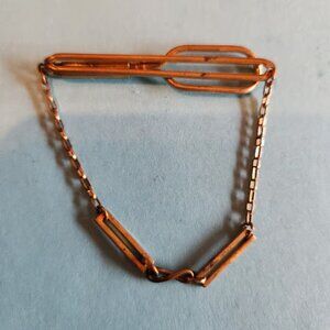 Vintage Swank Tie Bar with Infinity symbol